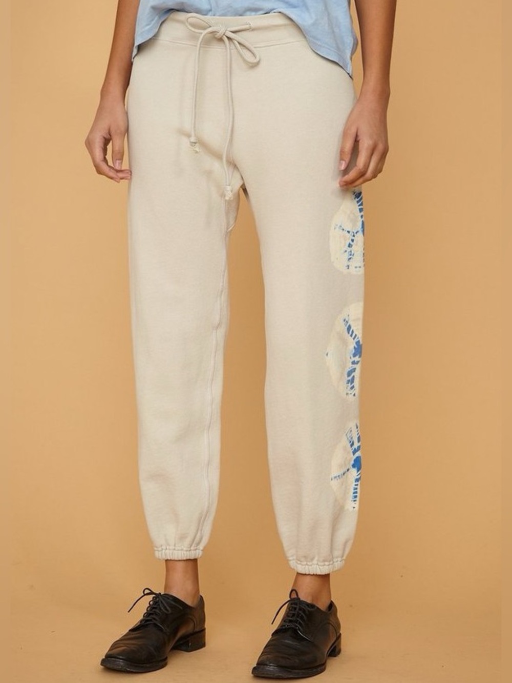 Raquel Allegra topanga sweatpant tie dye Saturn white 1 boho USA - Picture 10 of 16